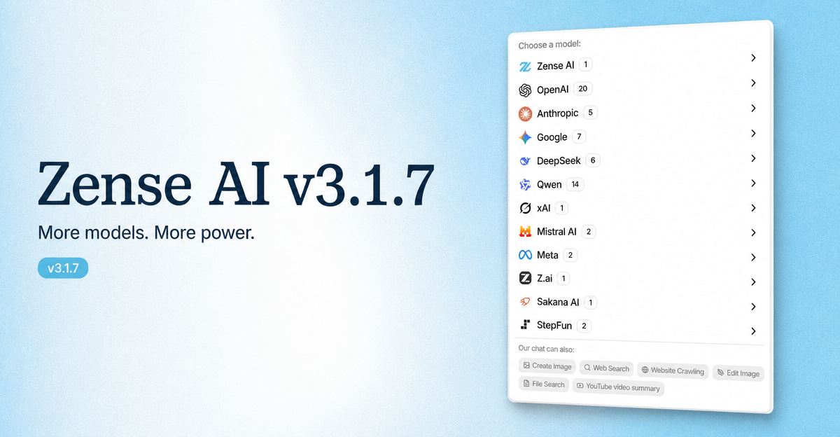 Zense AI v3.1.7